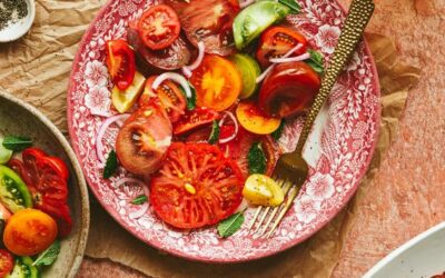 Tomato salad — vegan